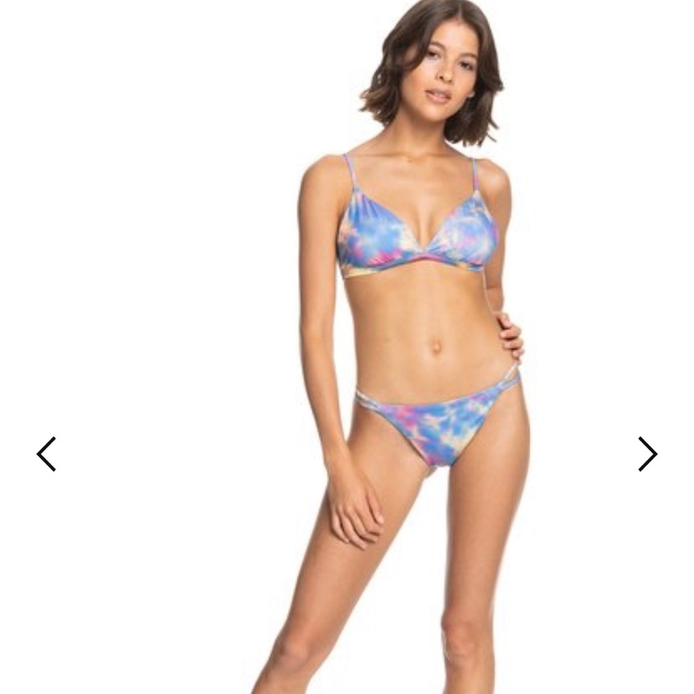Nwt Roxy Surf Fixed Triangle Reversible Bikini To… - image 8